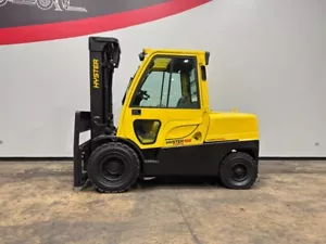 2009 HYSTER H100FT 3 STAGE 10,000LB PNEUMATIC DIESEL FORKLIFT STK 15603 - Picture 1 of 12