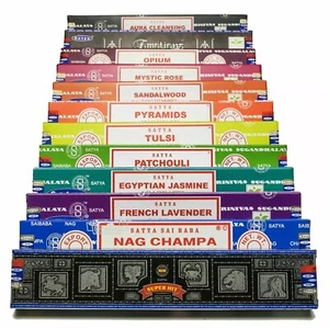 Satya Sai Baba Nag Champa Assorted Mixed Incense Sticks Fragrance Agarbatti 180g - Picture 1 of 3