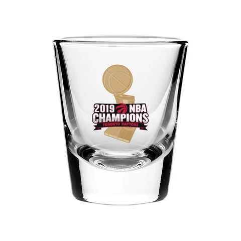Toronto Raptors 2019 NBA Finals Basketball Champions 2oz Collector's Shot Glass Cover