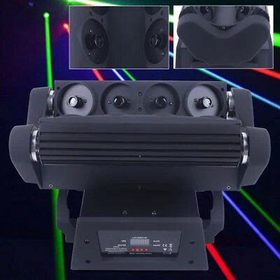 RGBW Laser Moving Head LED Stage Light Beam 4IN1 8IN1 DMX Party Disco DJ Light - Image 1 of 4