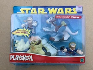 2002 Playskool Star Wars Jedi Force The Stompin' Wampa Figure Set New Sealed - Picture 1 of 10
