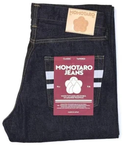 Momotaro 300 $ "Classic" Tapered 15,7 Unzen Selvedge Denim Jeans Indigo MMJB0201 36 - Bild 1 von 11