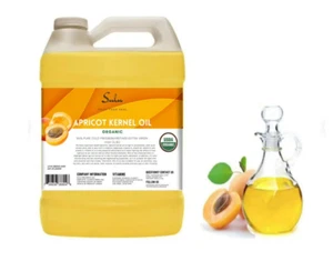 1 GALLON ORGANIC COLD PRESSED UNREFINED VIRGIN APRICOT KERNEL OIL - Picture 1 of 3