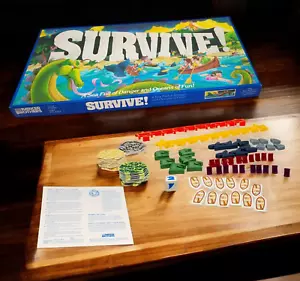 COMPLETO Vintage 1982 ¡Sobrevive! Juego de mesa Parker Brothers "Un mar lleno de peligro" - Imagen 1 de 18
