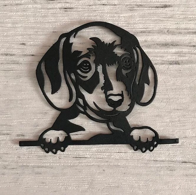 Hund Metall Cutting Dies Scrapbooking Prägung Stanzschablone Embossing Stencils - Bild 1 von 4