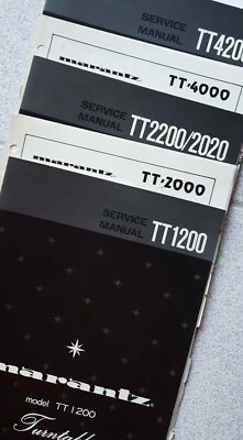 MARANTZ SERVICE MANUALS Giradischi Vintage - Imagen 1 de 4