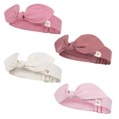SMARILLA Stirnband Kopftuch Sommermütze Babymütze Mädchenmütze Musselin