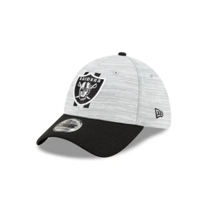 Sombrero Las Vegas Raiders New Era Negro Entrenamiento Oficial 39Thirty Flex Fit - Imagen 1 de 4