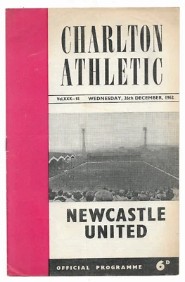 1962/63 Division 2 - CHARLTON ATHLETIC v. NEWCASTLE UNITED (postponed) - Image 1 of 2