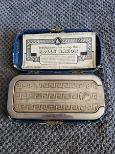 Vintage Rolls Razor No. 1 Imperial Model Silver Plated Case - Picture 1 of 17