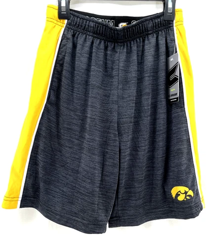 NEW Iowa IHCU Hawkeyes Colosseum Athletics Gray University Shorts Youth M Cover