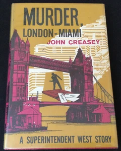 Murder, London-Miami by John Creasey - 1969 first edition HC - VG+!! - Picture 1 of 7