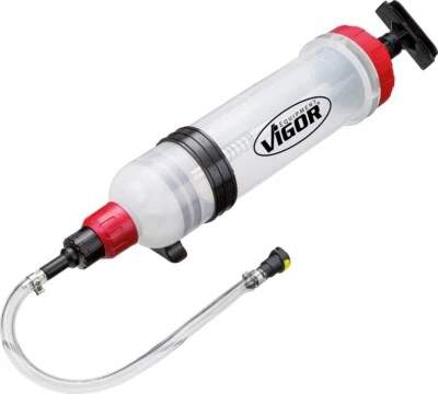 VIGOR DRUCK- UND VAKUUMPUMPE ENTNAHME FÜLLEN HANDPUMPE 1,5 l INKL. 5 ADAPTER 206