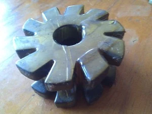 HSS Concave milling Cutter 11/16" OD 3" Slotted Bore: 1", 10T. ESC. New - Imagen 1 de 1