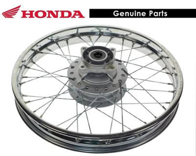 Honda Genuine Rear Wheel Assembly 42650‑KN4‑A61 OEM for XR100R CRF100F 1985‑2013 - Image 1 of 2