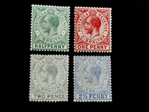 nystamps British Gibraltar Stamp # 66-69 Mint OG H   N14y3274 - Picture 1 of 2
