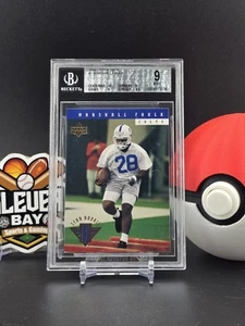 Marshall Faulk 1994 Upper Deck #7 Rookie BGS 9 Mint Colts HOF (DEX) - Picture 1 of 2
