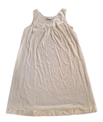 Vestido Vanity Fair Mujer Talla Mediana 40 Coloratura Camisón Nylon Amarillo Limón Foto 1 de 4