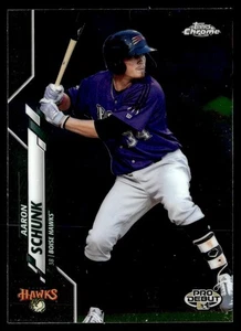2020 Topps Pro Debut Chrome Aaron Schunk Boise Hawks #PDC-101 - Picture 1 of 2