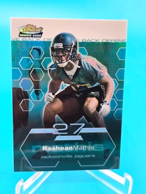 Rashean Mathis 2003 Topps Finest REFRACTOR 121/199 #74 Rookie RC Jaguars - Image 1 of 2