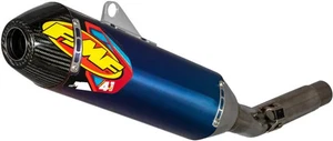 FMF 4.1 RCT Slip On Muffler Exhaust AnTi CF End Cap KTM 350 XCF W 20-23 - Picture 1 of 5