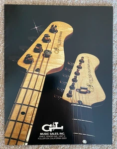 Vintage G&L Music Sales - Original Katalog 1980, 6 Seiten vollfarbig ausklappbar - NEUWERTIG!!! - Bild 1 von 5