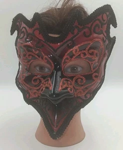 Maschera Halloween con guanti neri e scarpe slip on 9,5-10 usata spedizione veloce! - Foto 1 di 12