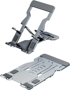 Phone Stand For Desk Adjustable Cell Phone Stands Foldable Metal Phone Stands - Picture 1 of 2
