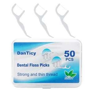 Dental Floss Picks Extra Strong Professional Clean Flosser Picks | Toothpicks... - Picture 1 of 8