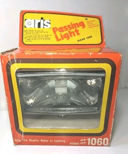 Vintage Aris Iodine #1060 Lamp Clear Driving Light One New Old Stock Rectangle - Picture 1 of 5