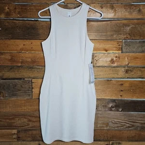NWT Lululemon Ribbed Softstreme Slim-Fit Tank Dress Light Ivory Women's Size 6 - Picture 1 of 11