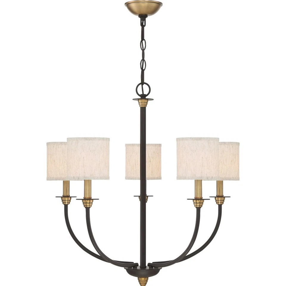 Quoizel Audley 5 Light Chandelier Old Bronze - ADY5005OZ