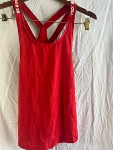 Be Ripped Tanktop Größe Medium Racerback Rundhals rot neu mit Etikett $ 27,99 - Bild 1 von 4
