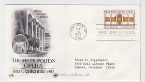 TurtlesTradingPost- Metropolitan Opera 1983 #2054- FDC Artcraft Cachet Variety - Picture 1 of 1