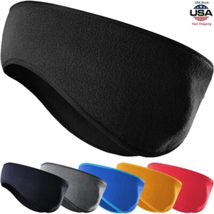 Winter Fleece Ear Warmers Muffs Headband for Men Women Kids Ski Running Cycling - Picture 1 of 15
