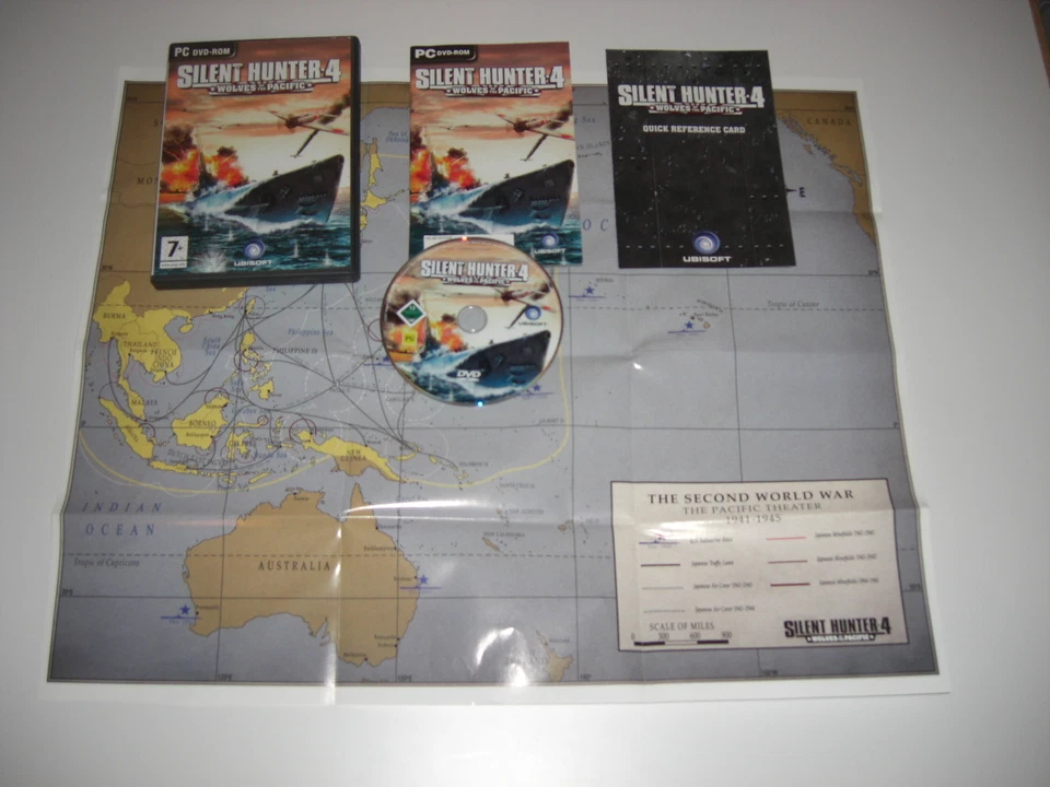 SILENT HUNTER 4 IV Wolves Of The Pacific Pc DVD Rom Sub Sim Submarine Complete - Image 1 of 1