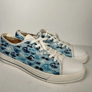 Swimmer Design low top sneaker Men’s 10 - Picture 1 of 9