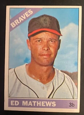 1966 Topps - Eddie Mathews #200 - Excellent/Near Mint Condition - Image 1 of 2