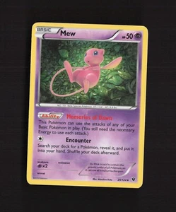 Mew 29/124 Fates Collide Holo Rare Pokemon Card LP - Picture 1 of 2