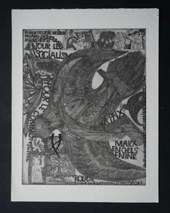 Gravure LA PAIX de CLAUDE LAGOUCHE (1943-2020) - Imagen 1 de 3