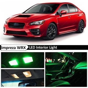 10x accesorios para luces LED interiores verdes se adaptan a Subaru WRX STI 2015-2017 - Imagen 1 de 11