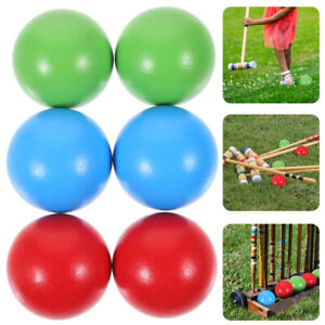  6 Pcs Croquet Toy Child Playsets Toys for Children Sports Ball