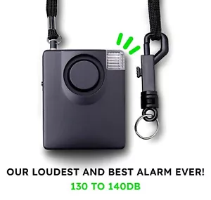 Alarm Personal Panic Rape Attack Safety Security Alarm 130DB Strobe Torch Light - Picture 1 of 6
