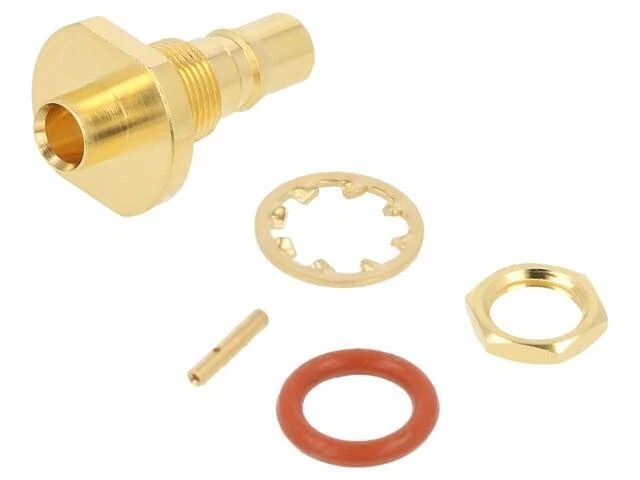 132105 Female SMA Female Straight 50Ω Terminal Connector PTFE AMPHENOL Foto 1 de 1