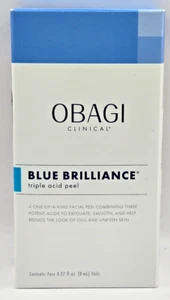 OBAGI Clinical Blue Brilliance Triple Acid Peel 4 x 0.27 Fl Oz Vials NEW SEALED - Picture 1 of 1