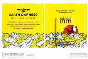 NATURAL AMERICAN SPIRIT 2 pg CIGARETTE AD #3 RARE 2020 - Picture 1 of 2