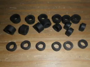 Scalextric new grippy set of 10 front + 10 rear Micro car tyres SUPERB spares MN - Picture 1 of 1