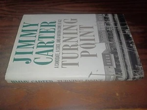 President Jimmy Carter - SIGNED / Turning Point / 1992 ILL HBDJ - Picture 1 of 3