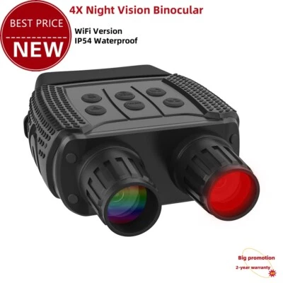 NV3182 Binocular IR Night Vision 4X Digital Zooming Waterproof WiFi Version tp1 - Image 1 of 3