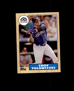 2012 Topps 1987 Topps Minis #TM44 Troy Tulowitzki Colorado Rockies - Picture 1 of 2